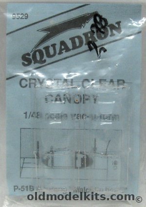 Squadron 1/48 (2) P-51B Mustang Malcolm Hood Replacement Canopy Set, 9529 plastic model kit